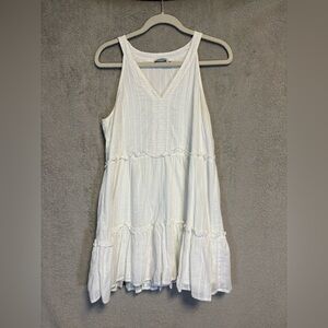 Vineyard Vines (size 8) white, tank dress beach coverup